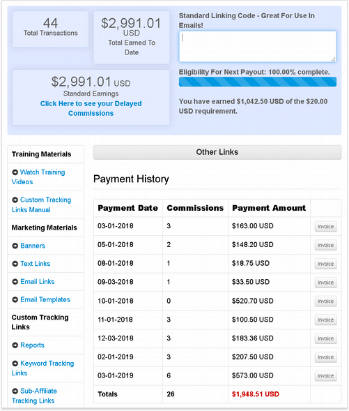 Paying for an expired domain